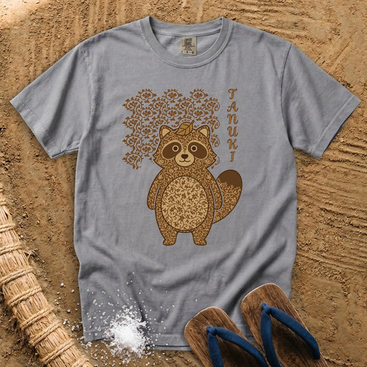 Japanese pattern Tanuki T-Shirt
