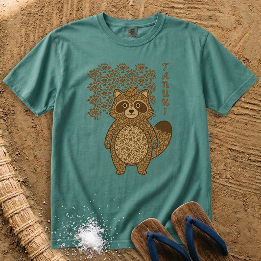 Japanese pattern Tanuki T-Shirt