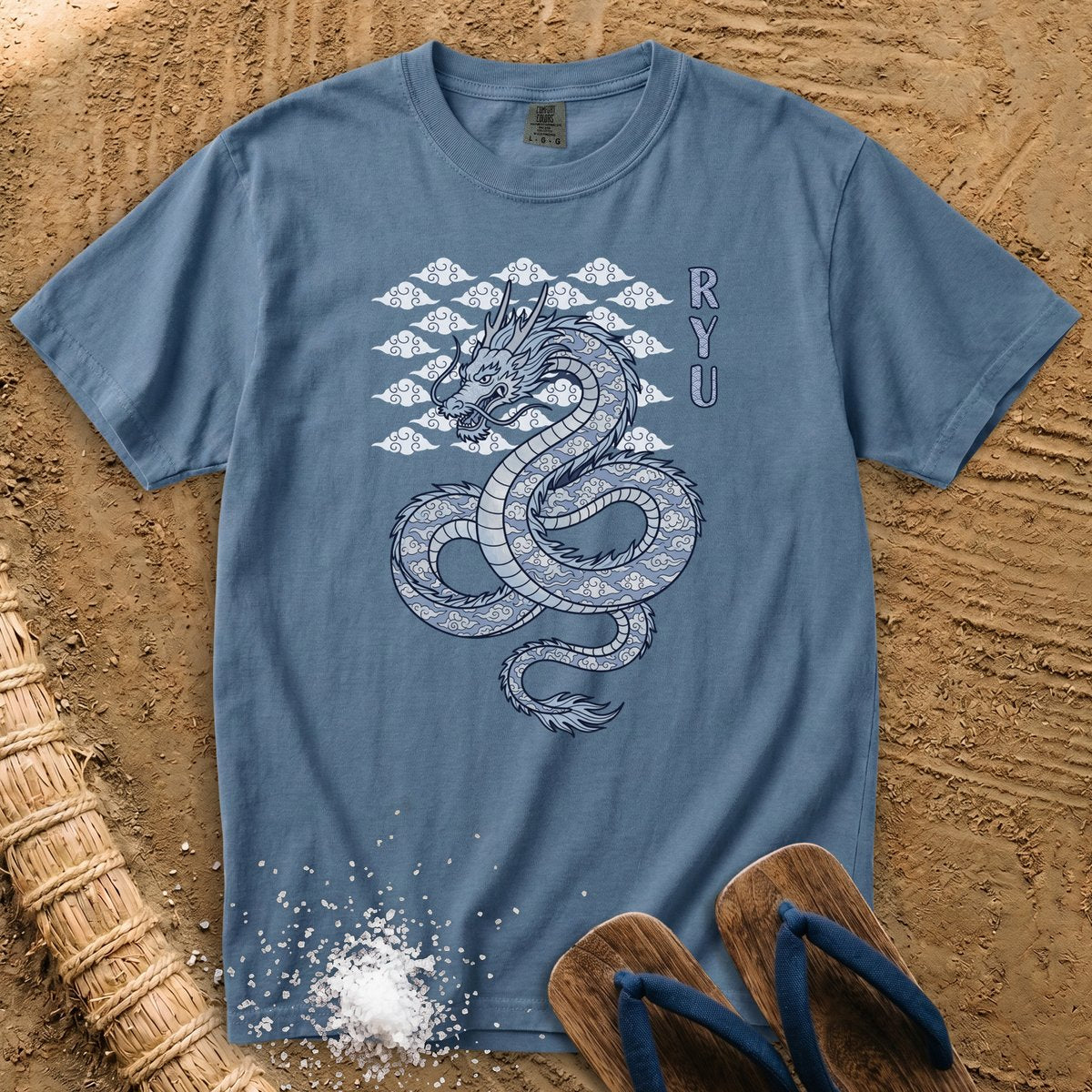 Japanese pattern Ryu Dragon T-Shirt