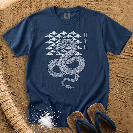 Japanese pattern Ryu Dragon T-Shirt