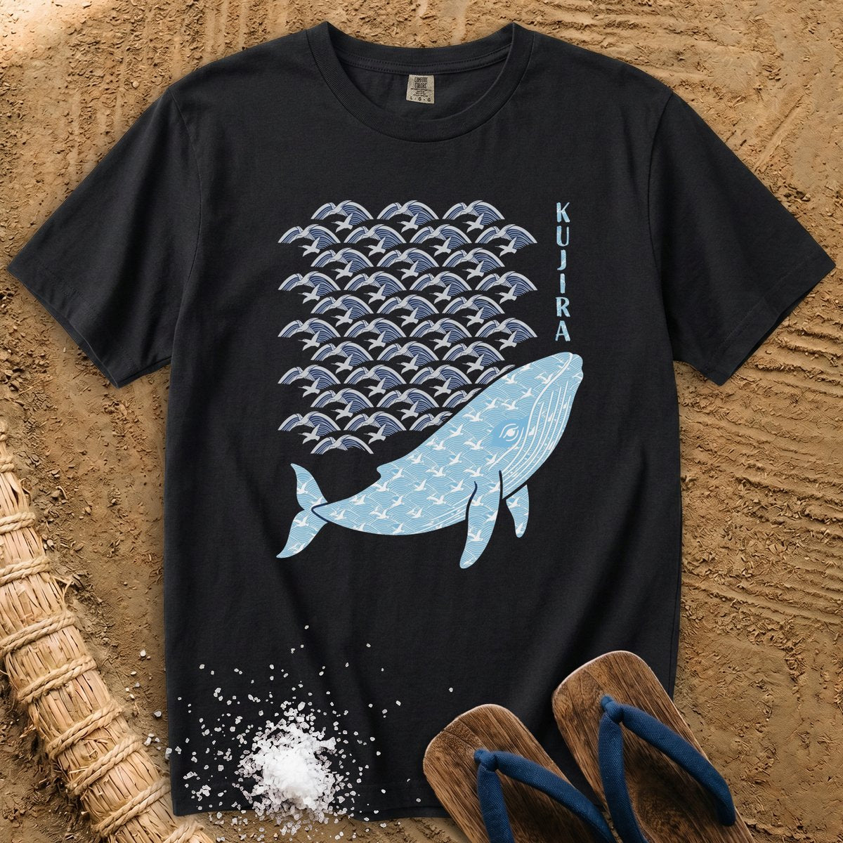 Japanese pattern Kujira T-Shirt