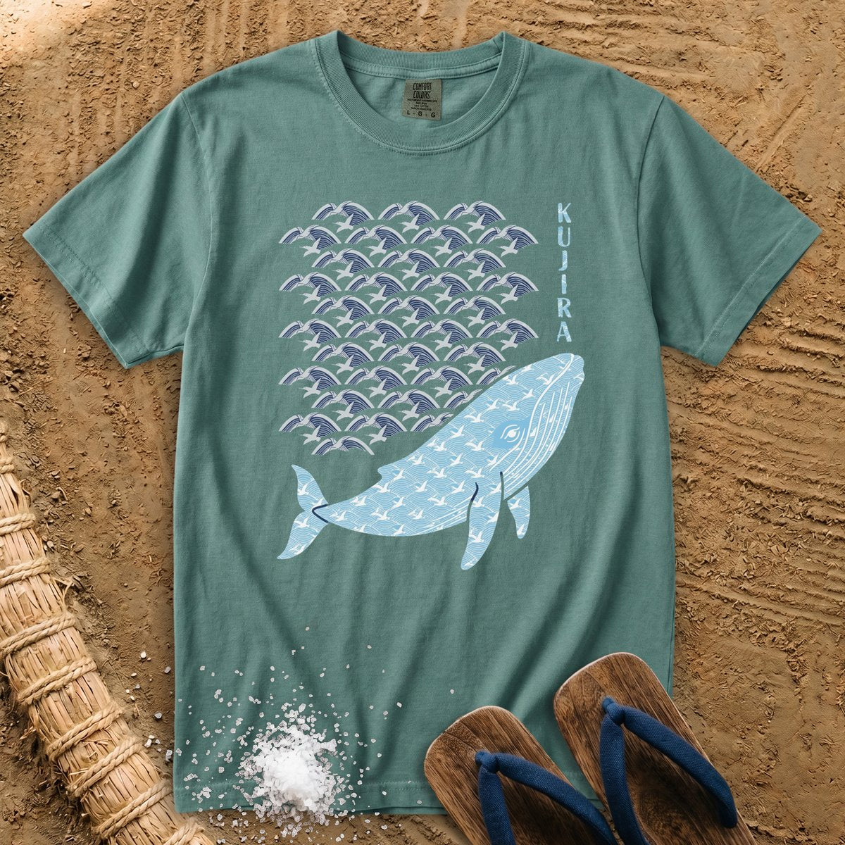 Japanese pattern Kujira T-Shirt
