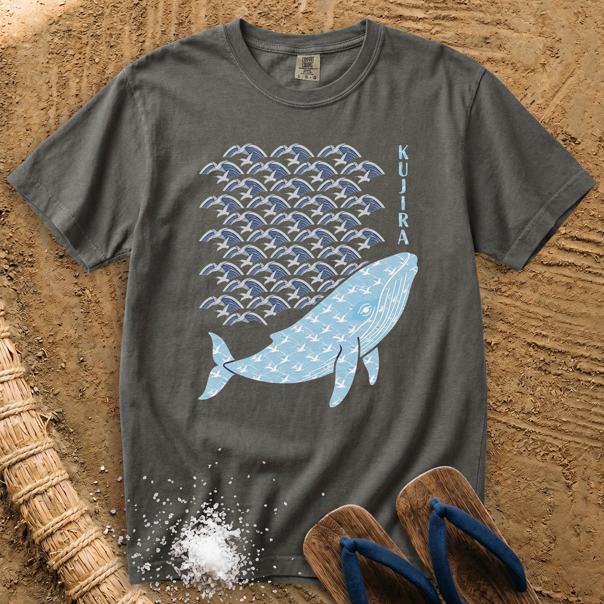 Japanese pattern Kujira T-Shirt