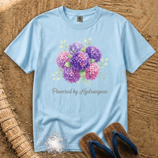 Powered by Hydrangeas T-Shirt