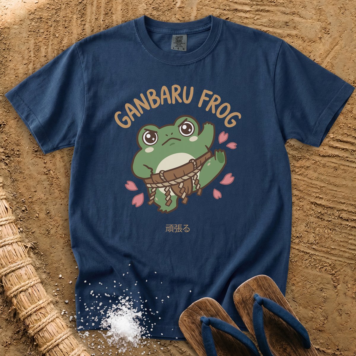Sumo Ganbaru Frog T-Shirt