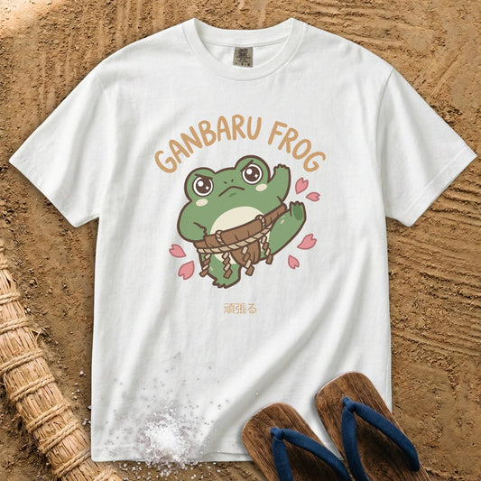 Sumo Ganbaru Frog T-Shirt