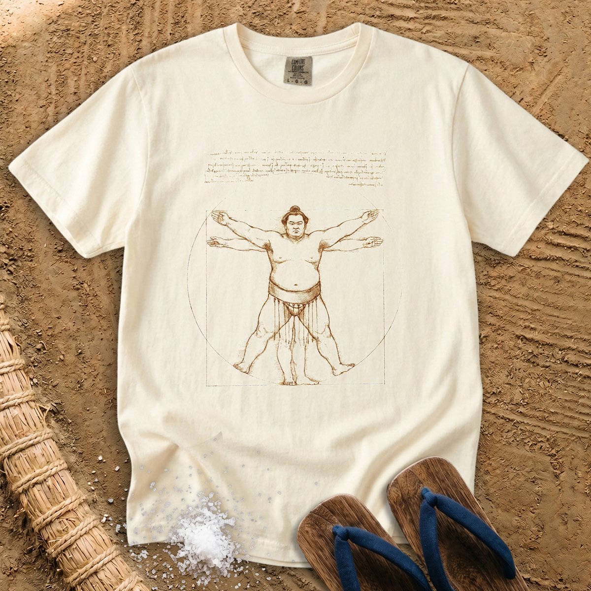 Da Vinci Vitruvian Sumo T-Shirt