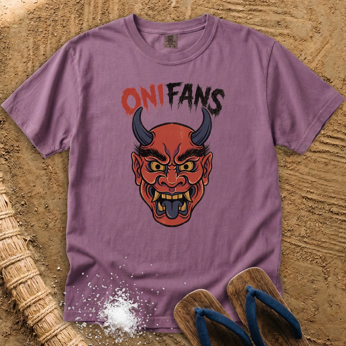 OniFans Japanese Demon Mask T-Shirt