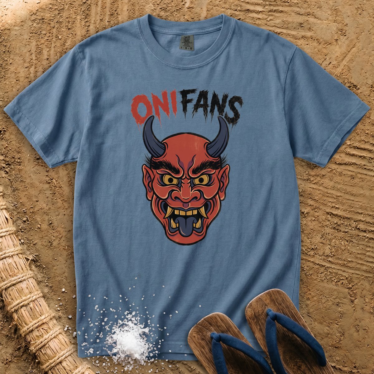 OniFans Japanese Demon Mask T-Shirt