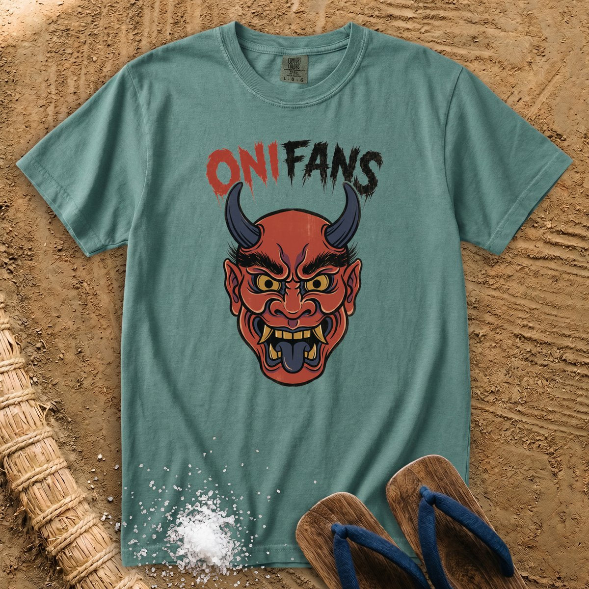 OniFans Japanese Demon Mask T-Shirt