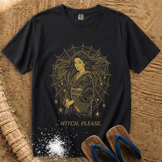 Witch, Please — Spider Web Kimono T-Shirt