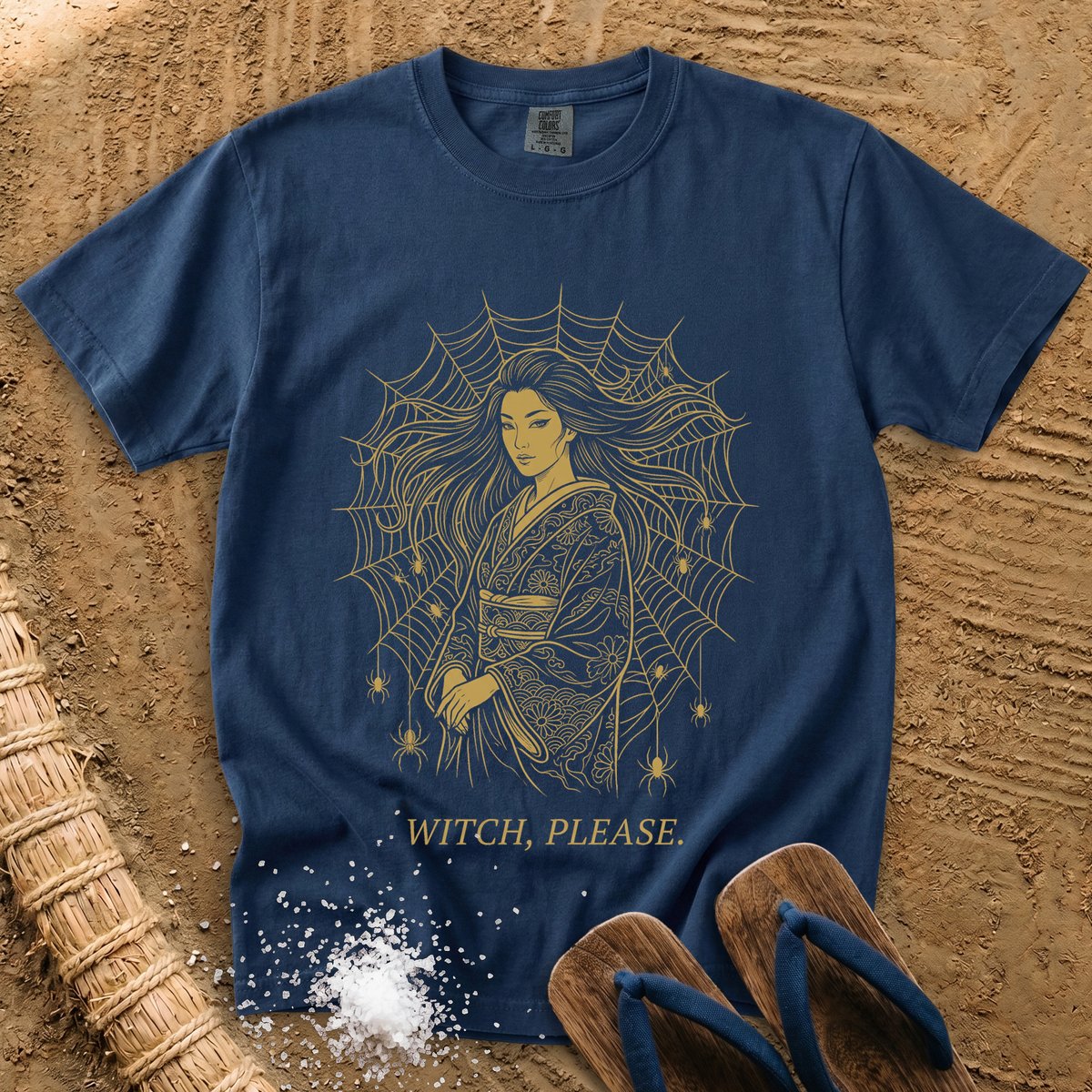Witch, Please — Spider Web Kimono T-Shirt