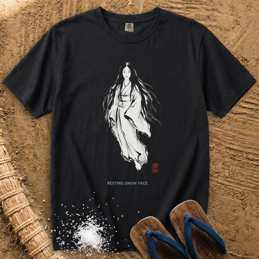 Resting Snow Face — Yuki Onna T-Shirt