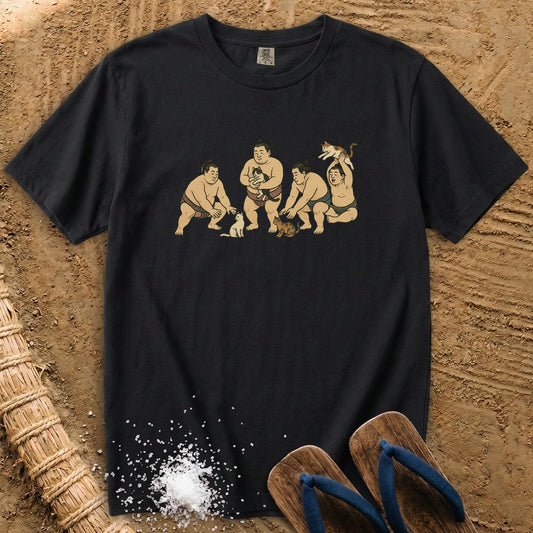 Sumo Wrestlers' Cat Appreciation Society T-Shirt