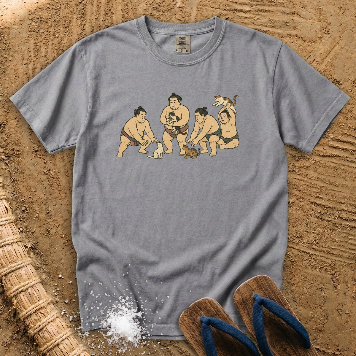 Sumo Wrestlers' Cat Appreciation Society T-Shirt