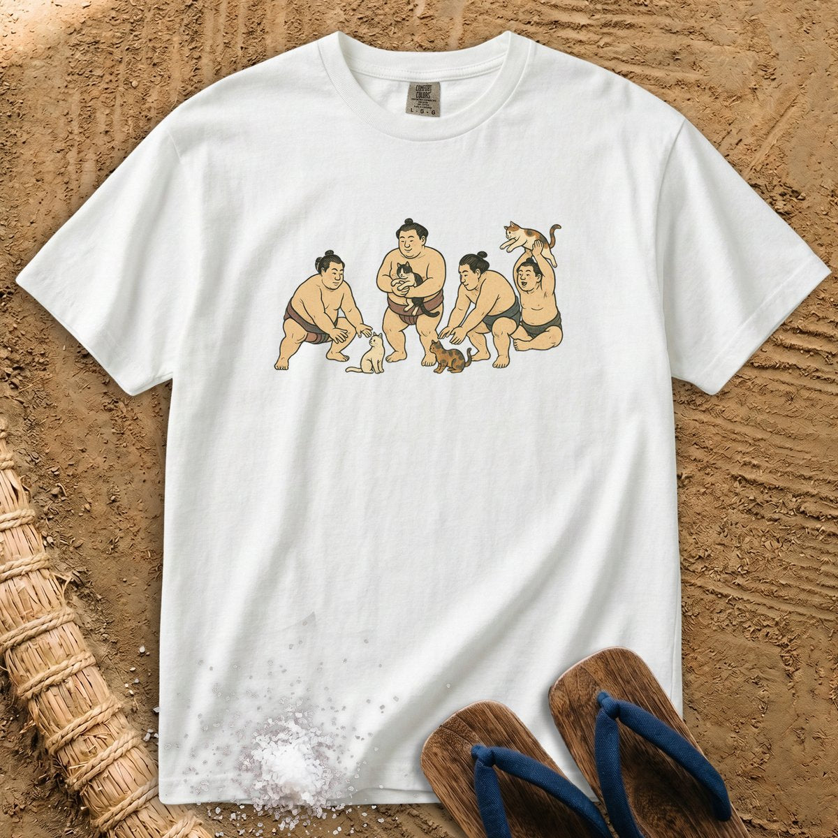 Sumo Wrestlers' Cat Appreciation Society T-Shirt