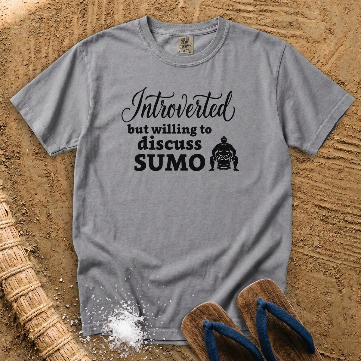 Introverted but Willing to Discuss Sumo T-Shirt