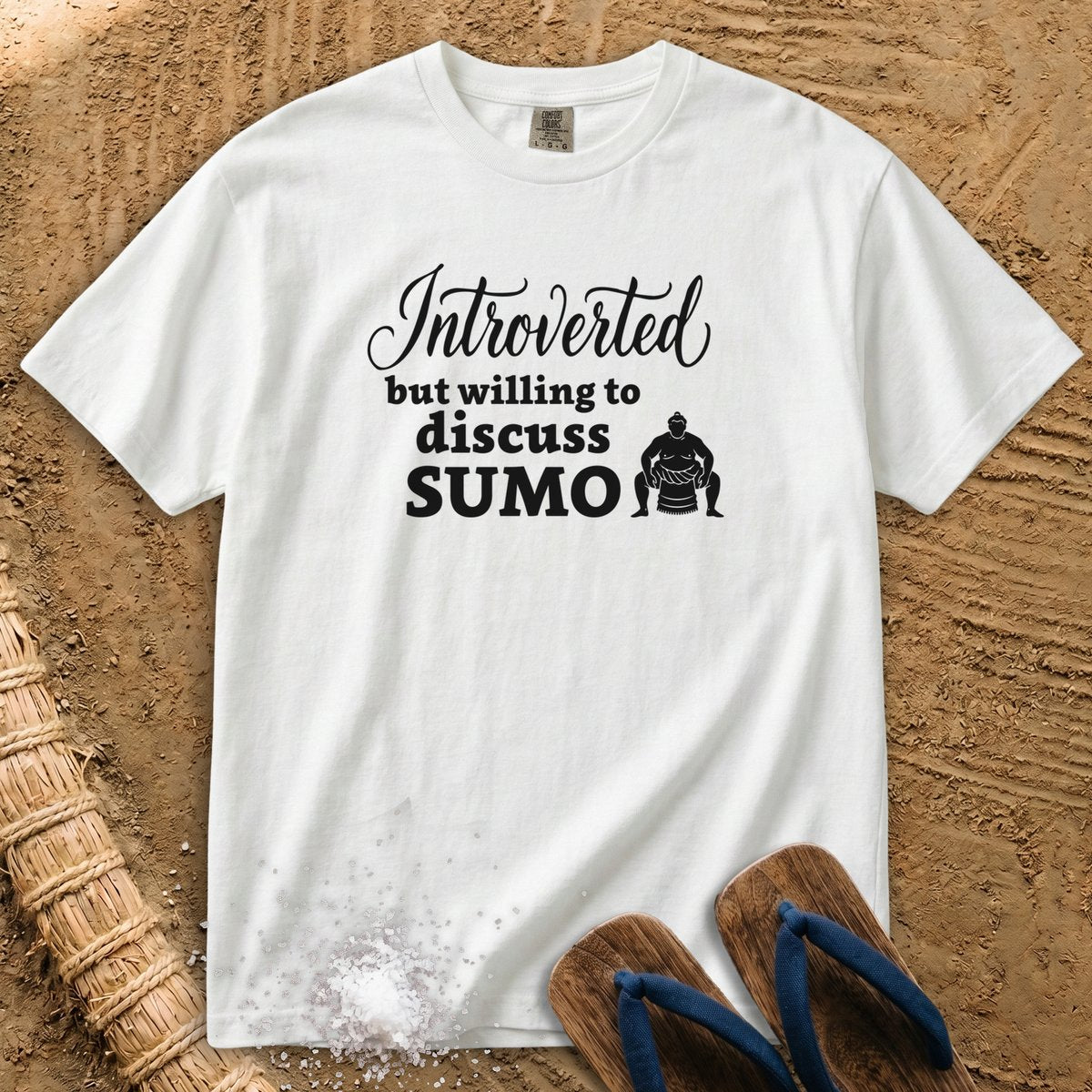 Introverted but Willing to Discuss Sumo T-Shirt
