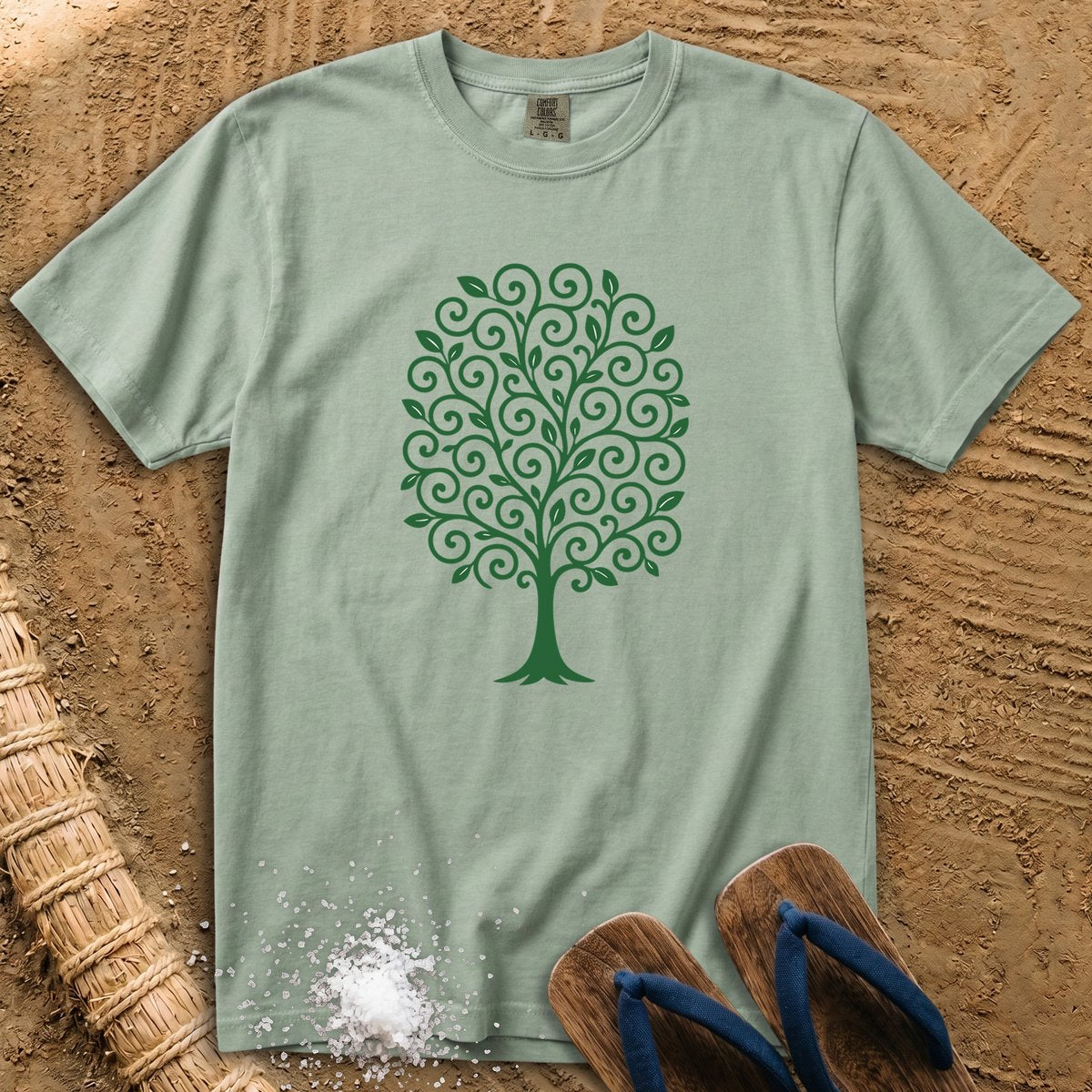 Karakusa Swirl Tree of Life T-Shirt