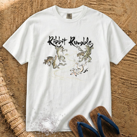 Ribbit Rumble Ancient Scroll Frogs T-Shirt