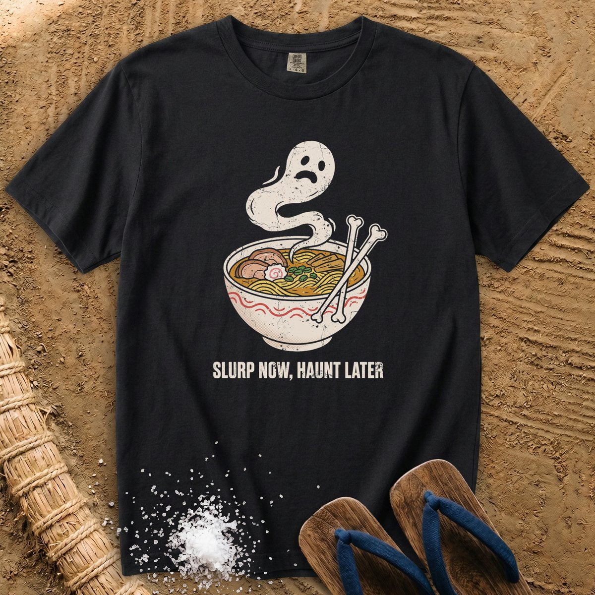 Slurp Now, Haunt Later Ramen Ghost T-Shirt