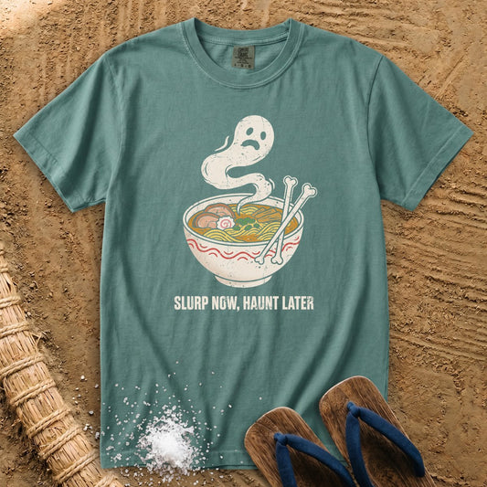 Slurp Now, Haunt Later Ramen Ghost T-Shirt