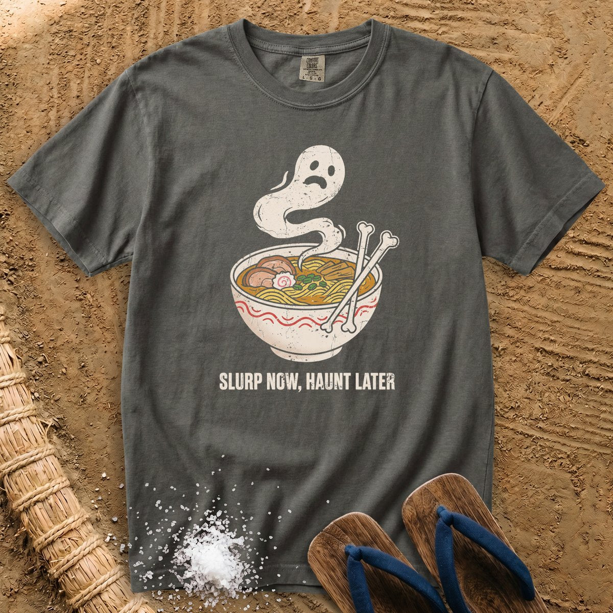 Slurp Now, Haunt Later Ramen Ghost T-Shirt