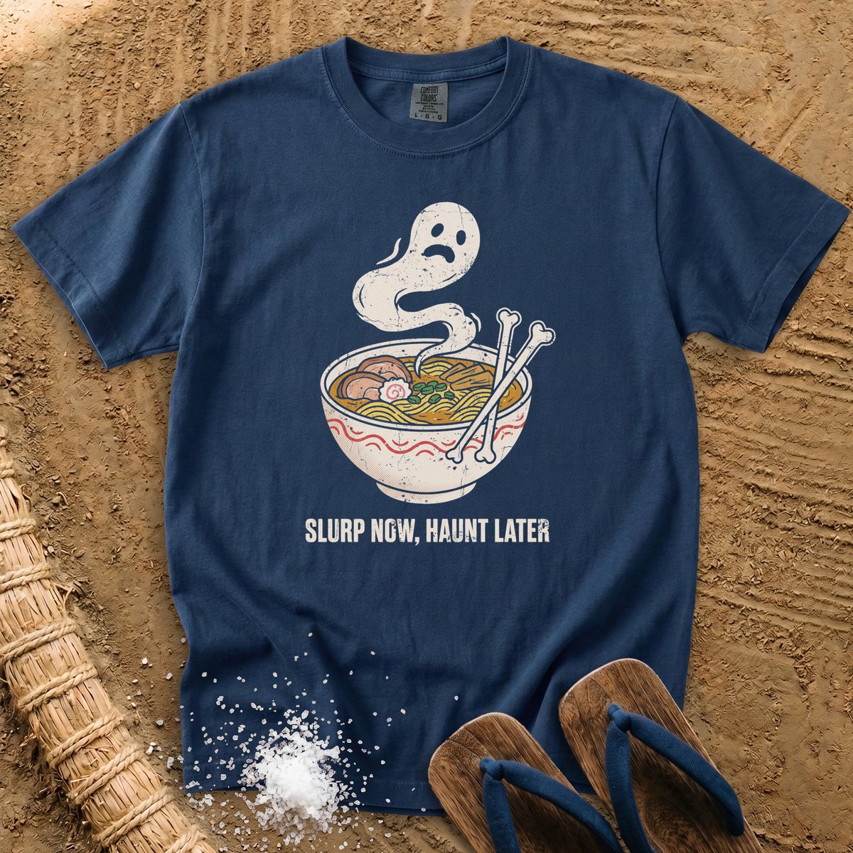 Slurp Now, Haunt Later Ramen Ghost T-Shirt