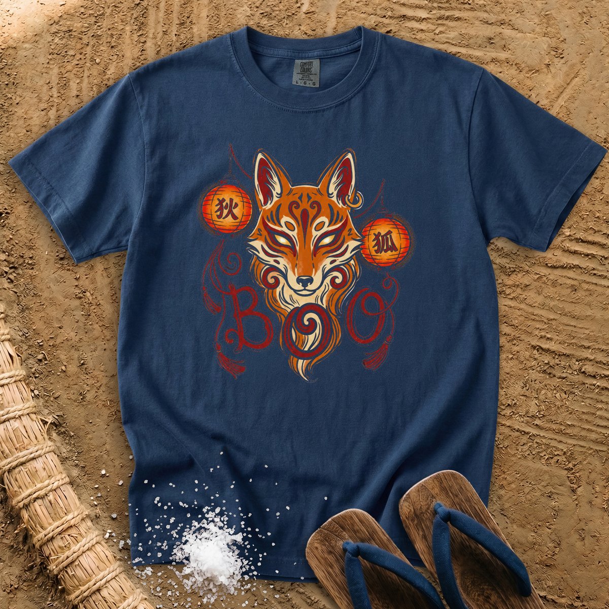 Kitsune Boo — Spirit Fox Halloween T-Shirt