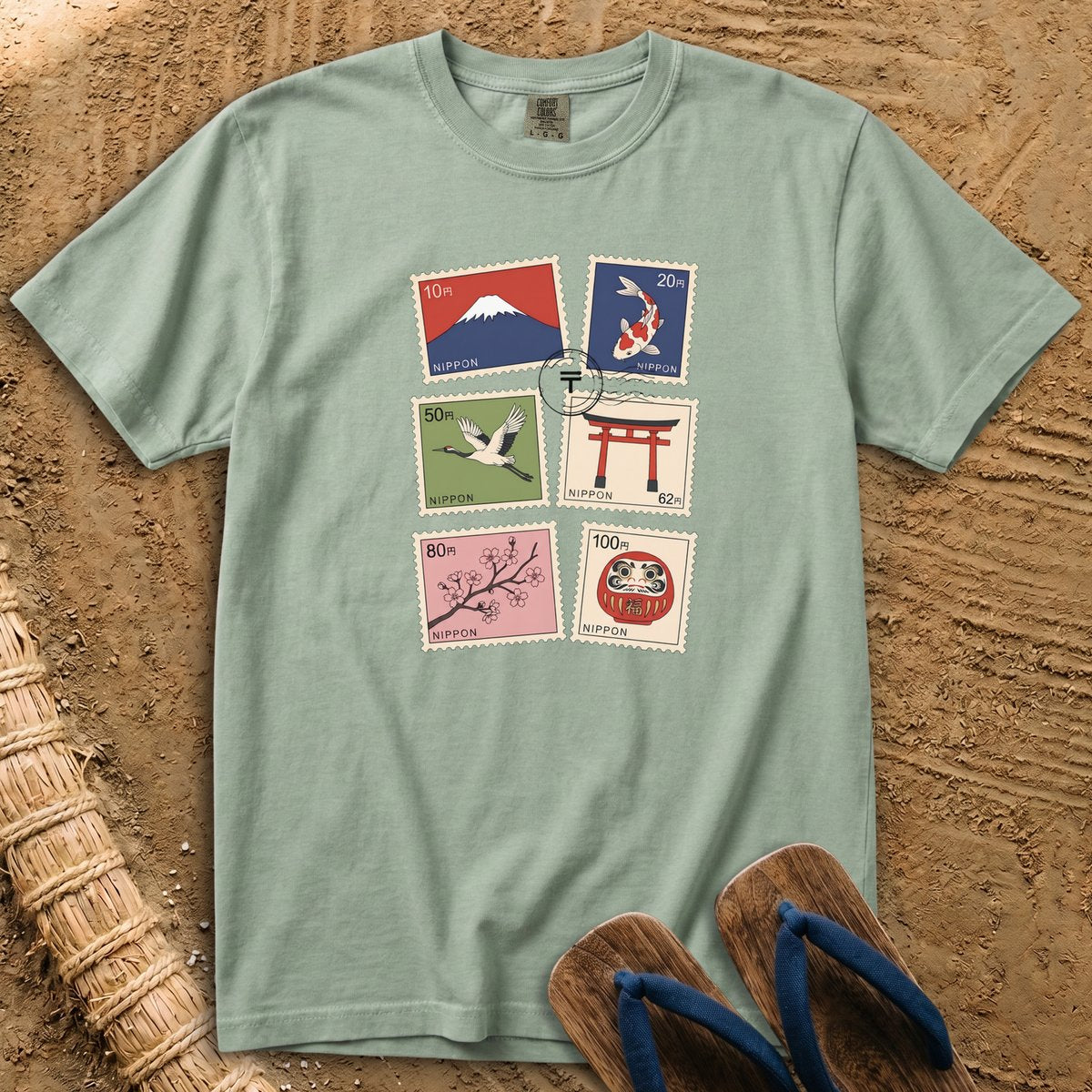Letters from Nippon: Postage Collection T-Shirt