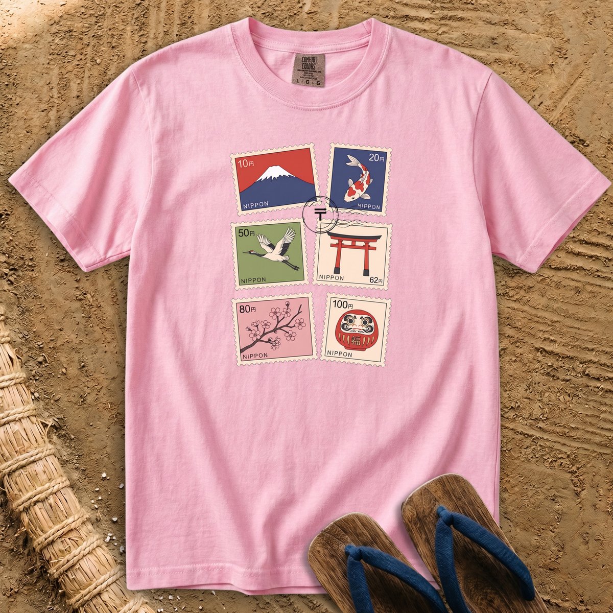 Letters from Nippon: Postage Collection T-Shirt